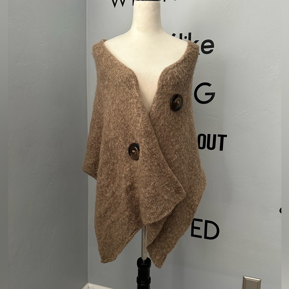 Two Button Shawl/ Wrap - image 1